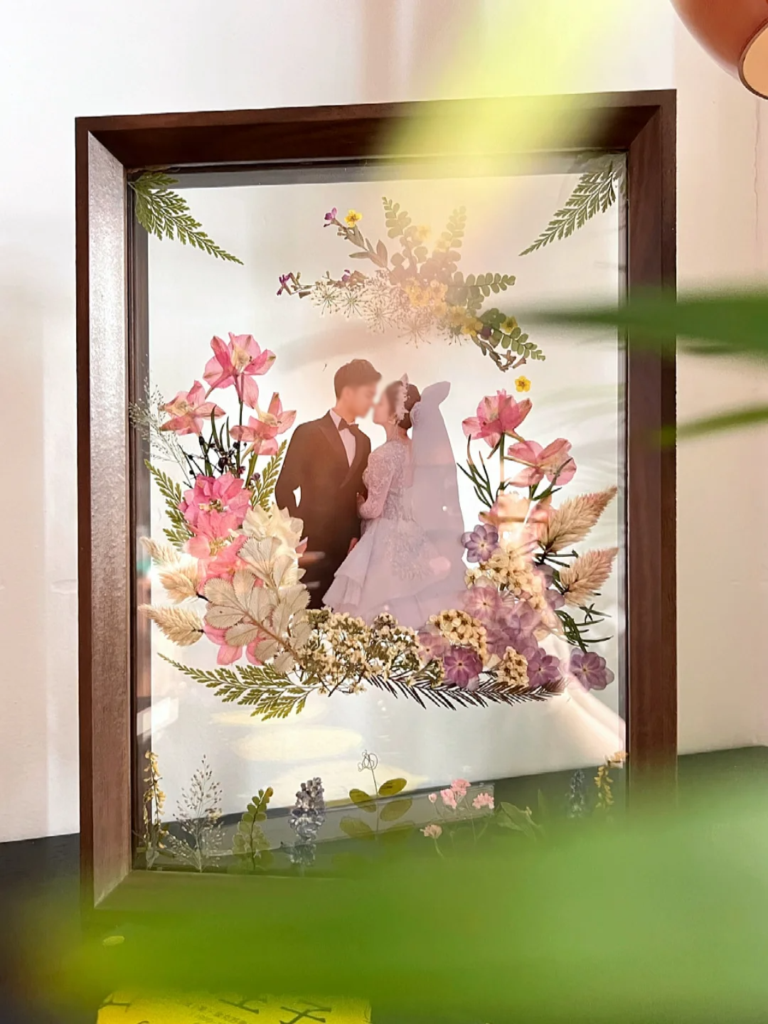 Handmade Pressed Flower Signature Photo Frame